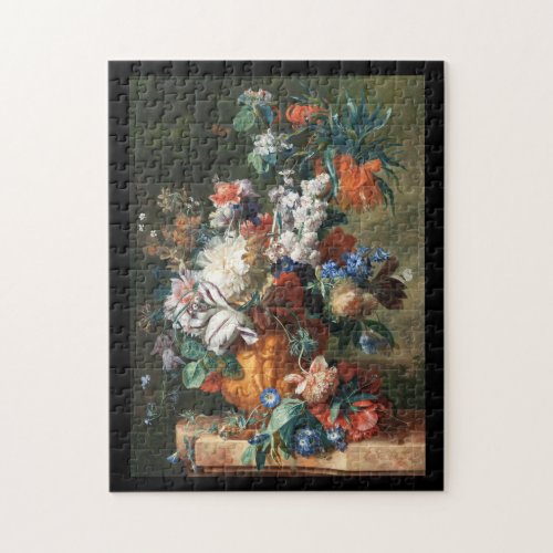 van Huysums Bouquet of Flowers in an Urn Jigsaw Puzzle