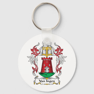 Van Ingen Family Crest Keychain