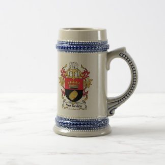 Van Keulen Family Crest Beer Stein