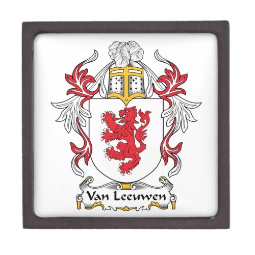 Van Leeuwen Family Crest Jewelry Box