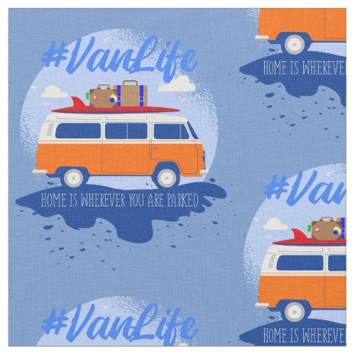 van life boho hippie fabric