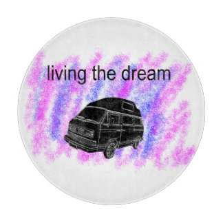 Van life camper van cutting board