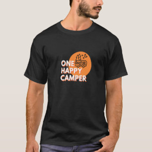 Van Life Camping Camper Travel Bus Nature Adventur T-Shirt