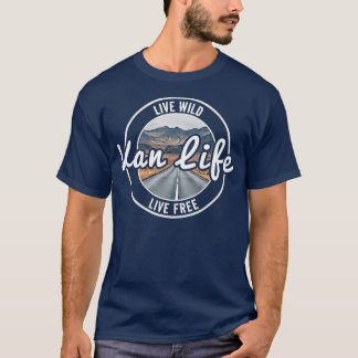 Van Life Retro Vintage Clothing Vanlife Nomads Liv T-Shirt