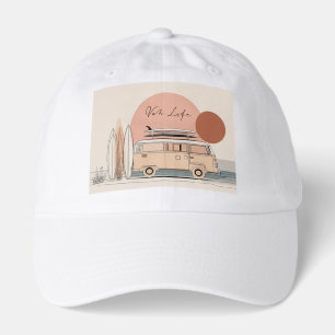 Van Life Surf Van – Retro Beach Camper Aesthetic Hat