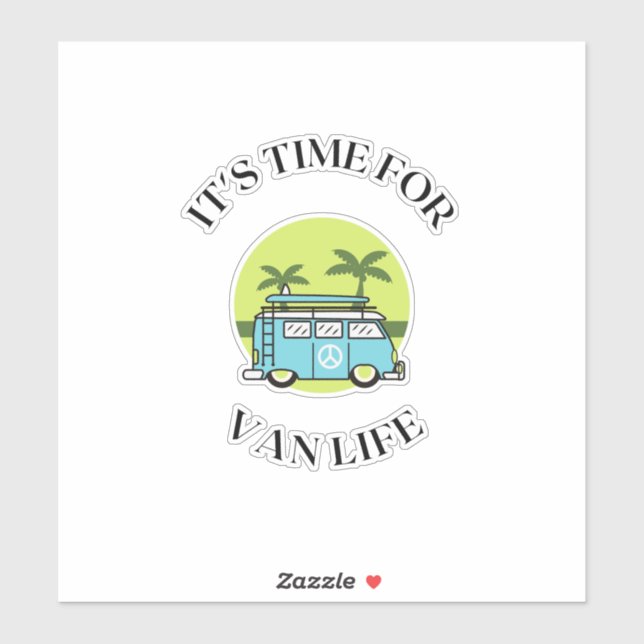 Van life time sticker (Sheet)