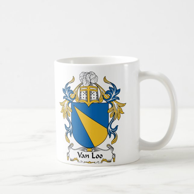 Van Loo Family Crest Coffee Mug (Right)
