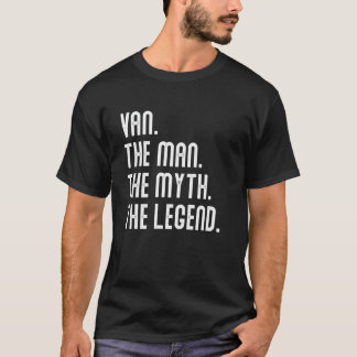 Van Man Myth Legend Shirt Gifts For Mens Funny Van