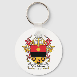 Van Meurs Family Crest Keychain