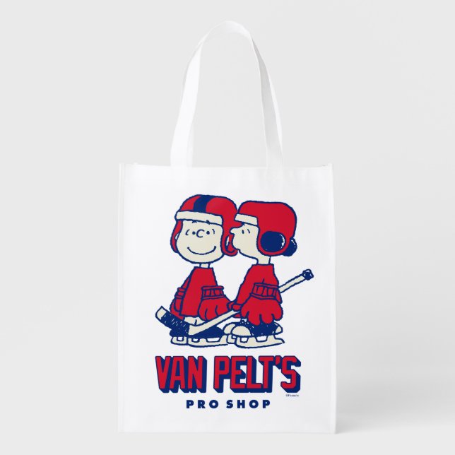 Van Pelt's Hockey Club Pro Shop Grocery Bag (Front)