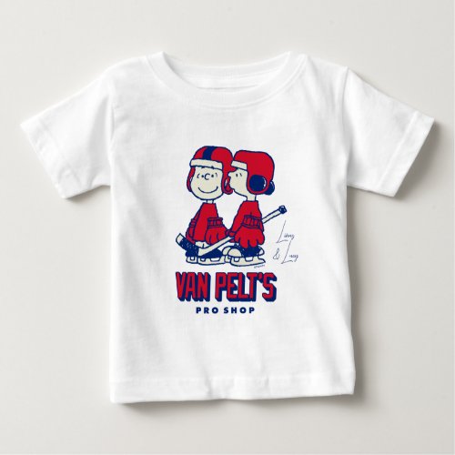 Van Pelts Hockey Club Pro Shop Pattern Baby T_Shirt