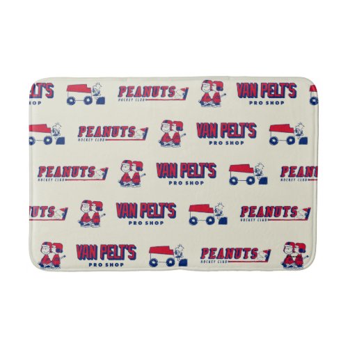 Van Pelts Hockey Club Pro Shop Pattern Bath Mat