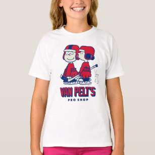 Van Pelt's Hockey Club Pro Shop Pattern T-Shirt