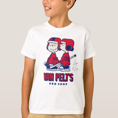 Van Pelts Hockey Club Pro Shop Pattern T_Shirt