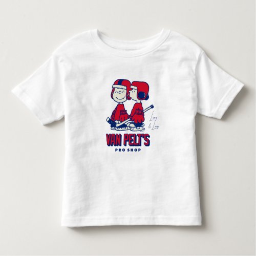 Van Pelts Hockey Club Pro Shop Pattern Toddler T_shirt