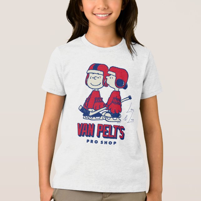 Van Pelt's Hockey Club Pro Shop Pattern Tri-Blend Shirt (Front)