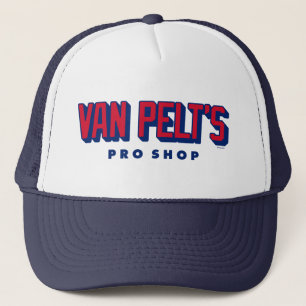 Van Pelt's Hockey Club Pro Shop Pattern Trucker Hat