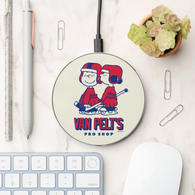 Van Pelt's Hockey Club Pro Shop Wireless Charger (Desk)