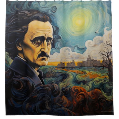 Van Poe Sunny Day Shower Curtain