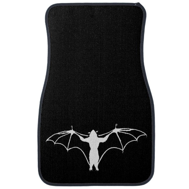 Van Pyre Bat Car Mats (Monochrome) (Front)