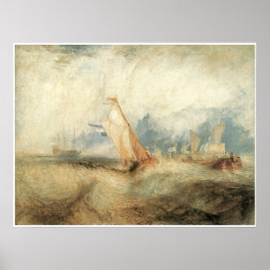 Van Tromp, Ships at Sea J.M.W. Turner Poster