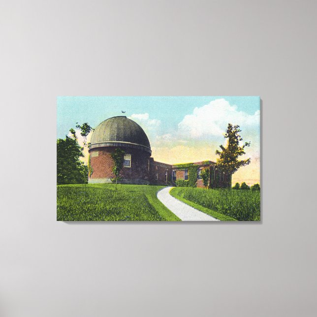 Van Vleck Observatory of Wesleyan University Canvas Print (Front)
