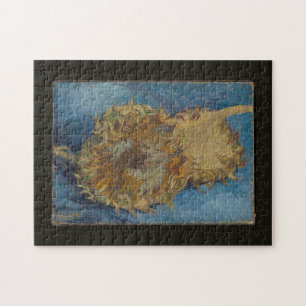 Van Vogh Sunflowers Fine Art Painting Jigsaw Puzzle