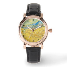 Van Wheat Field Art Lover Gift & Culture Timepiece