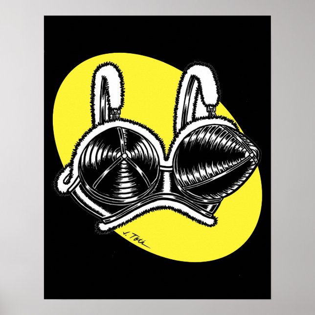 Vana DeVinyl™/Fun-Fur Trimmed, Bullet Bra Poster (Front)