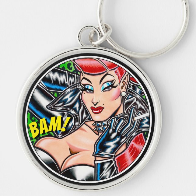 Vana DeVinyl™ Keychain (Front)