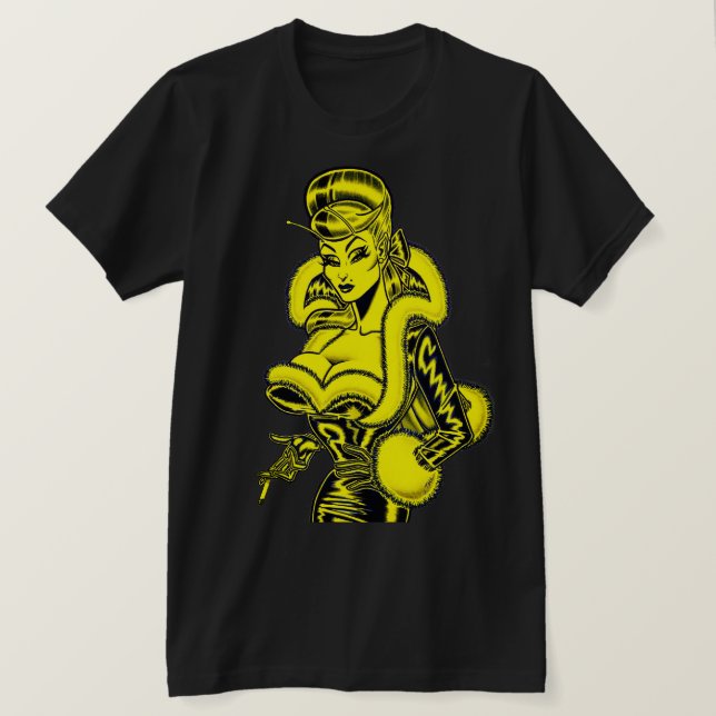 Vana DeVinyl™/PVC and Fun-Fur T-Shirt (Design Front)