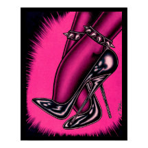 Vana DeVinyl™/Spike Heels Poster