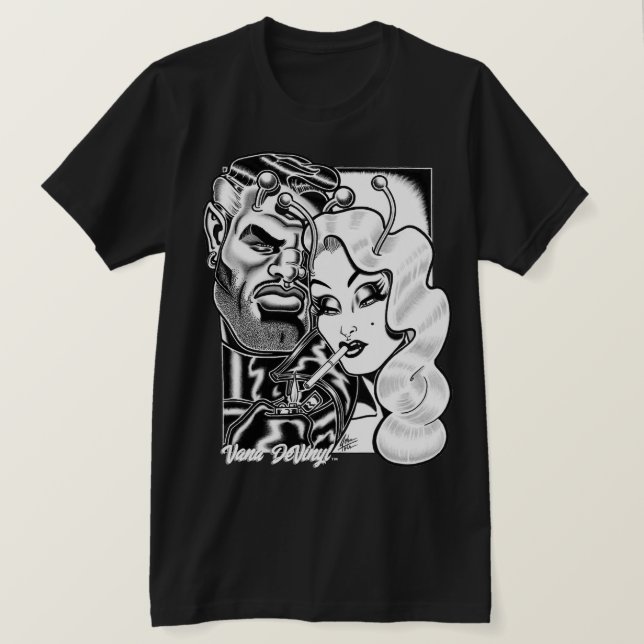 Vana DeVinyl™/Vana and Rocco T-Shirt (Design Front)