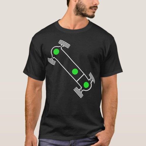 Vanagon T3 Syncro difflock symbol cool design T_Shirt