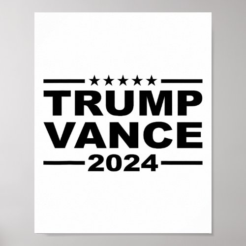 Vance 2024 For President Vp Usa Election Patriotic Poster