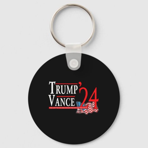 Vance 2024 President Trump Supporter Re_election 5 Keychain