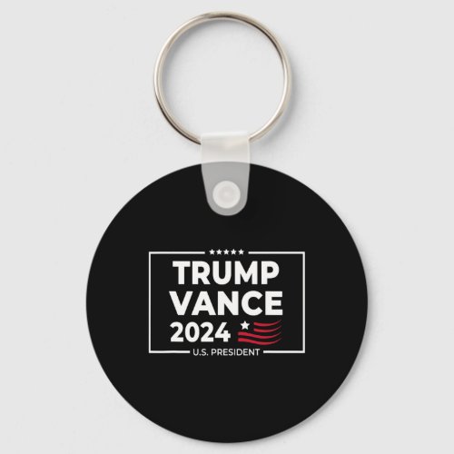 Vance 2024 President Trump Supporter Re_election  Keychain