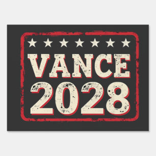 Vance 2028 For president Election Trump Republican Sign