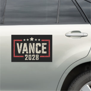 Vance 2028 President Election Campaign US Flag Car Magnet