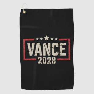 Vance 2028 President Election Campaign US Flag Golf Towel