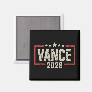 Vance 2028 President Election Campaign US Flag Magnet