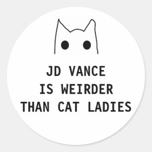 VANCE CAT STICKER