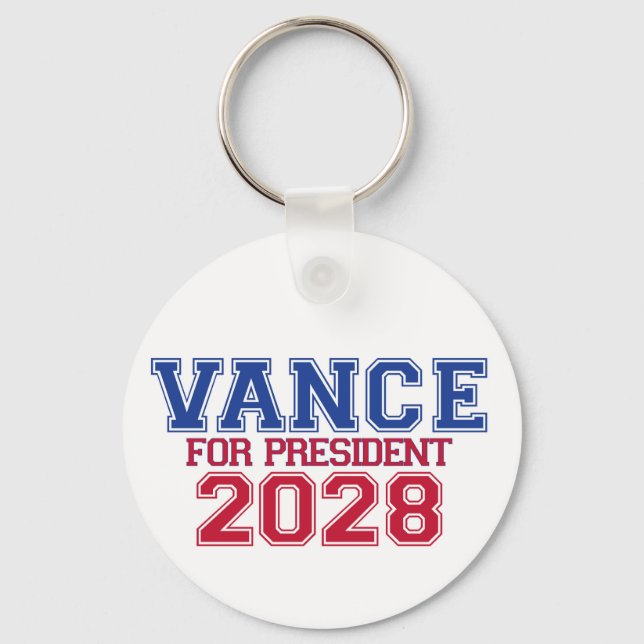 Vance for President (varsity) Keychain (Front)