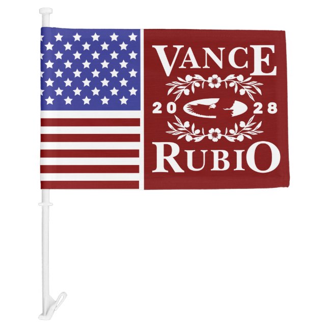 Vance Rubio 2028 Car Flag (Front)