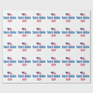 Vance Rubio 2028 (flag) Wrapping Paper