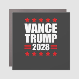 Vance Trump Presidential Election 2028 Political   Car Magnet