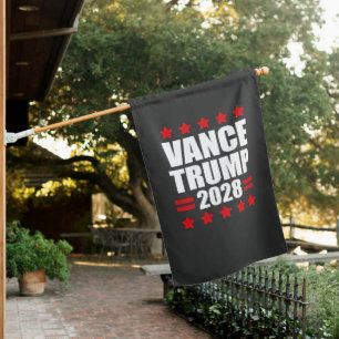 Vance Trump Presidential Election 2028 Political   House Flag