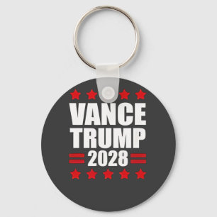Vance Trump Presidential Election 2028 Political Keychain