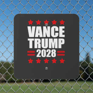 Vance Trump Presidential Election 2028 Political   Metal Sign