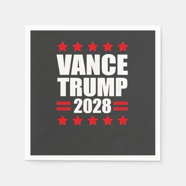 Vance Trump Presidential Election 2028 Political   Napkins (Front)